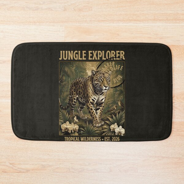 Item preview,  Jungle Explorer Vintage Stamp T-Shirt – Retro Wildlife Adventure Graphic Tee** designed and sold by CallisC-Arts.