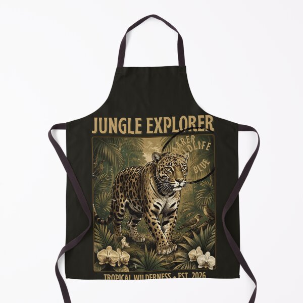 Item preview, Jungle Explorer Vintage Stamp T-Shirt – Retro Wildlife Adventure Graphic Tee** designed and sold by CallisC-Arts.