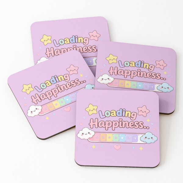 Item preview, Loading Happiness Kawaii Tee designed and sold by Stylestickers55.