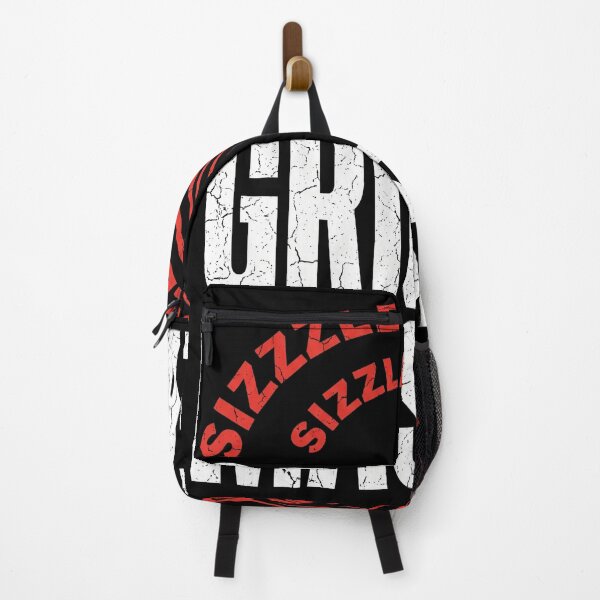 Item preview, Sizzle Grill Master BBQ Burger Typography designed and sold by TeNovaStudio ⭐⭐⭐⭐⭐.