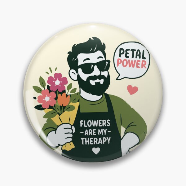 Item preview, Florist Papa Gift - Flower Man - Sticker - Tee designed and sold by RedStreamStudio.