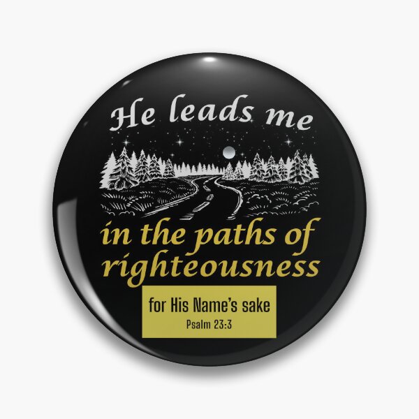 Item preview, He Leads Me in Paths of Righteousness Christian T-Shirt designed and sold by Conduit Tees.
