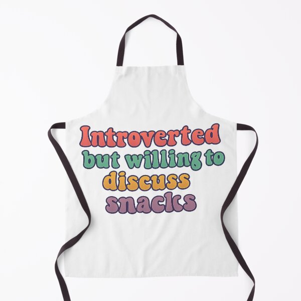 Item preview, Introverted, but willing to discuss snacks designed and sold by ChaosEmporium.
