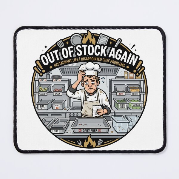 Item preview, Out Of Stock Again: The Retail Struggle designed and sold by BrewChef.