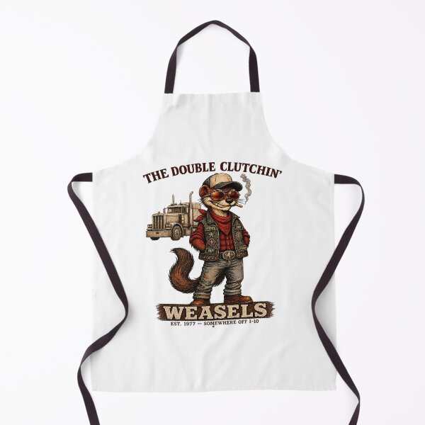 Item preview, The Double Clutchin Weasels Funny Trucker Animal designed and sold by b3ida-zl.