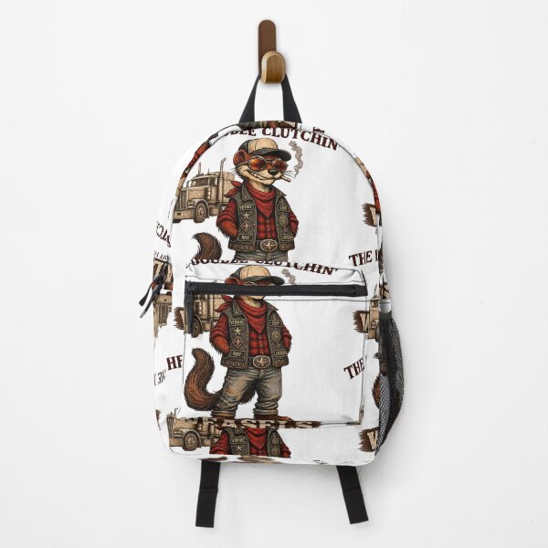 Item preview, The Double Clutchin Weasels Funny Trucker Animal designed and sold by b3ida-zl.