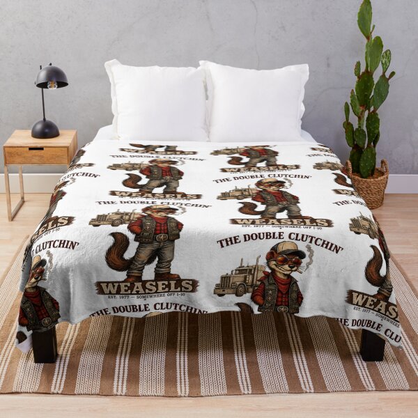 Item preview, The Double Clutchin Weasels Funny Trucker Animal designed and sold by b3ida-zl.