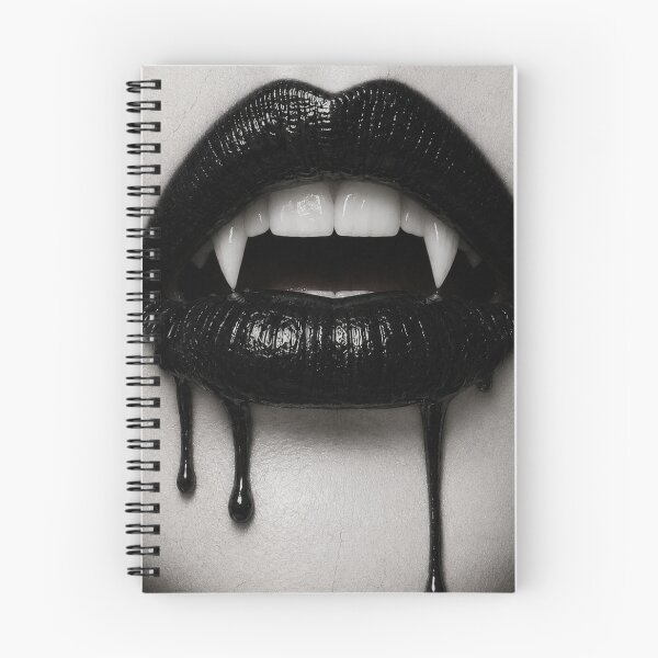 Item preview, Gothic Vampire Lips Art Print designed and sold by VelarisMoon.