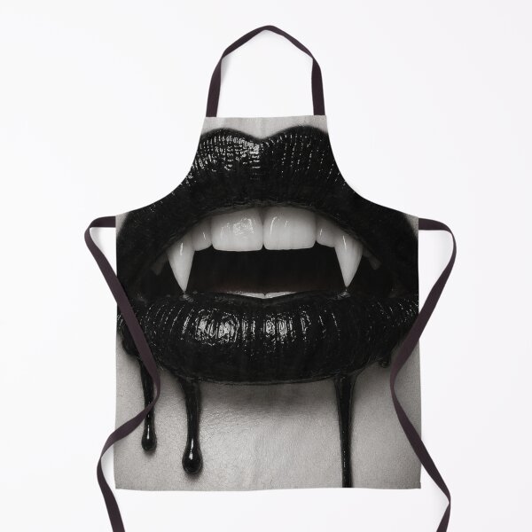 Item preview, Gothic Vampire Lips Art Print designed and sold by VelarisMoon.