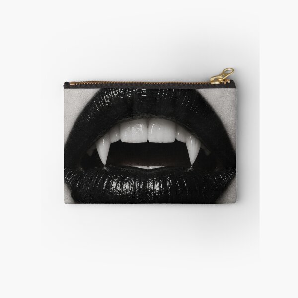 Item preview, Gothic Vampire Lips Art Print designed and sold by VelarisMoon.