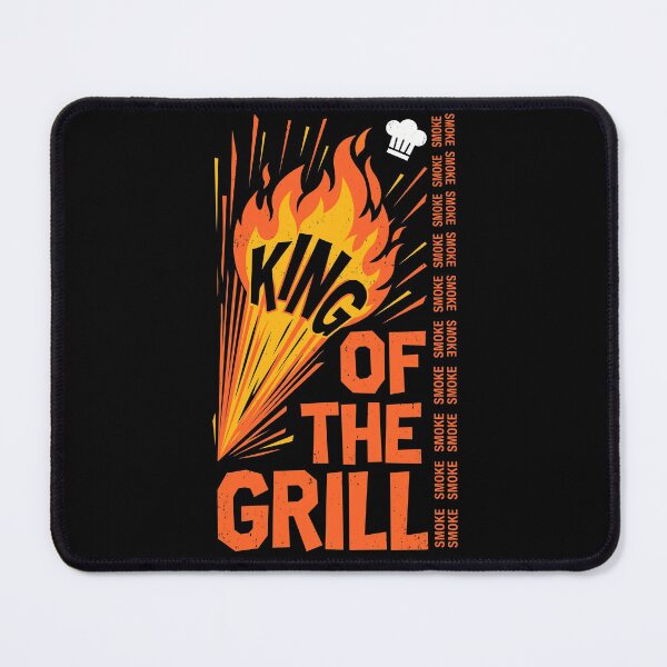 Item preview, Vintage King of the Grill Flames Typography designed and sold by TeNovaStudio.