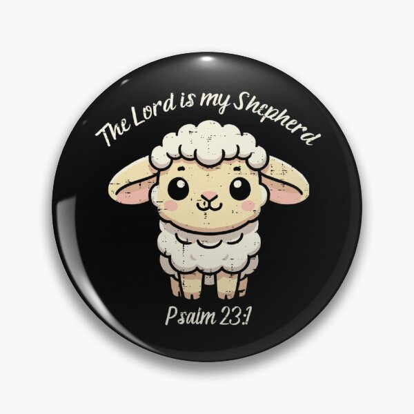 Item preview, Cute Christian Sheep The Lord Is My Shepherd Psalm Verse Kids Apparel designed and sold by EricCotanori.