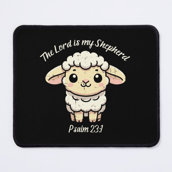 Item preview, Cute Christian Sheep The Lord Is My Shepherd Psalm Verse Kids Apparel designed and sold by EricCotanori.