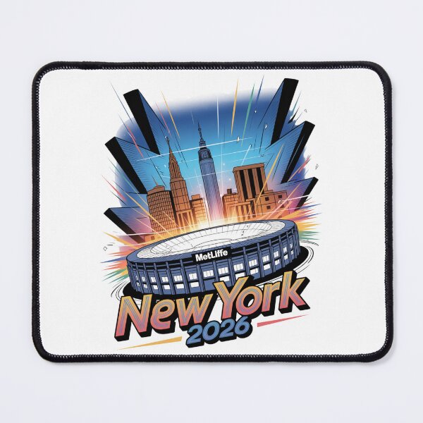 Item preview, New York 2026 MetLife Stadium Skyline T-Shirt V12 designed and sold by DarylWelsh2024.
