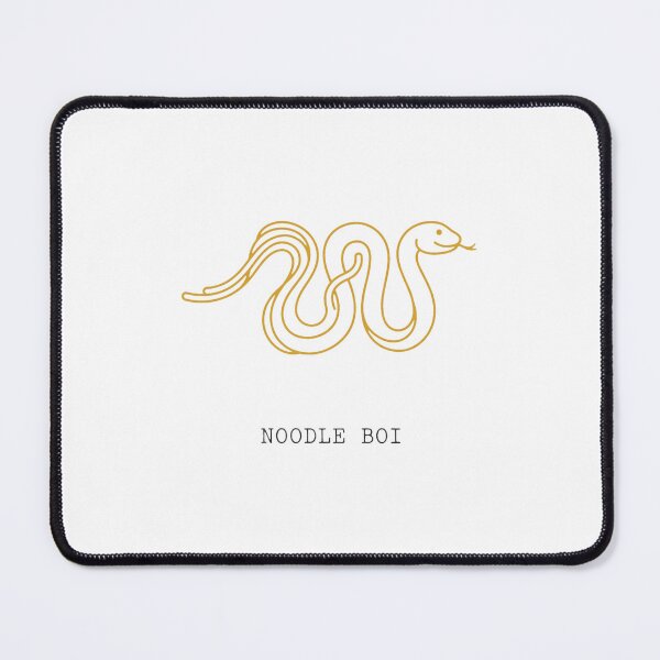 Item preview, Minimalist Noodle Boi Spaghetti Snake Line Art designed and sold by DuckOddity.