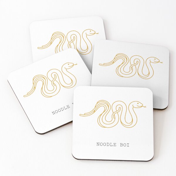Item preview, Minimalist Noodle Boi Spaghetti Snake Line Art designed and sold by DuckOddity.