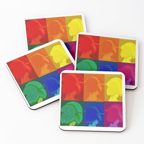 Item preview, Colorful Rainbow Geisha Silhouette designed and sold by Kokeshidreams.