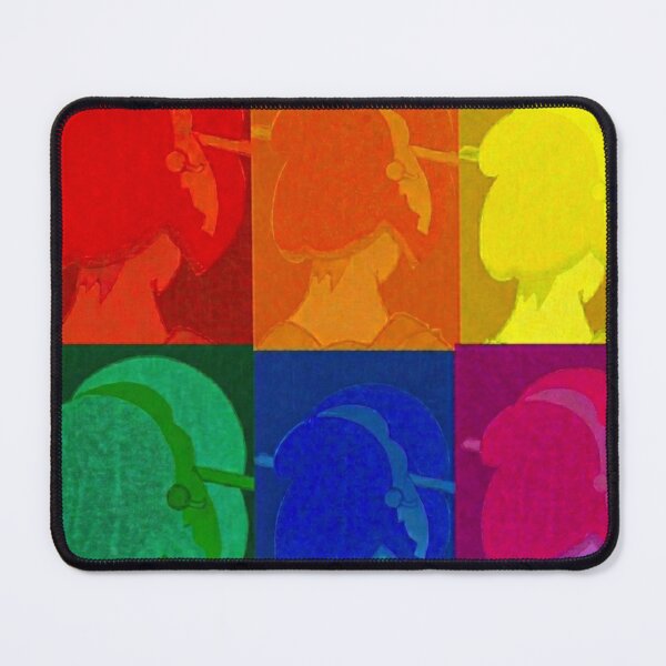 Item preview, Colorful Rainbow Geisha Silhouette designed and sold by Kokeshidreams.