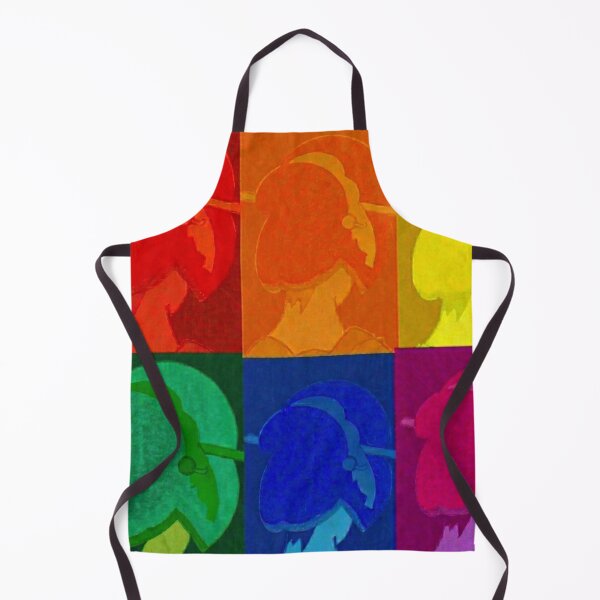 Item preview, Colorful Rainbow Geisha Silhouette designed and sold by Kokeshidreams.