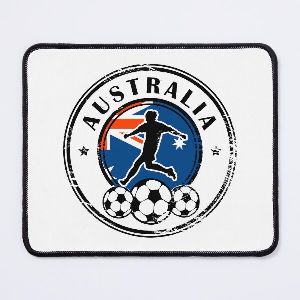 Item preview, Design with football, name and flag of Australia designed and sold by studio838.