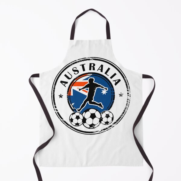 Item preview, Design with football, name and flag of Australia designed and sold by studio838.