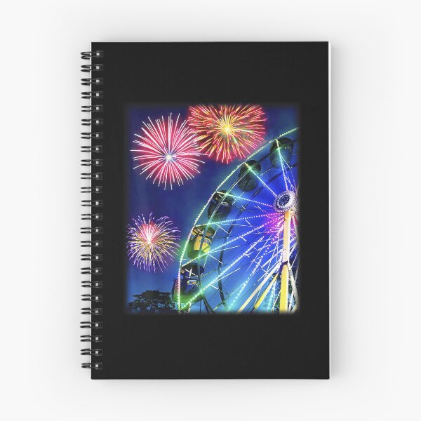 Item preview, Ferris Wheel Fireworks Summer Carnival Night designed and sold by b3ida-zl.