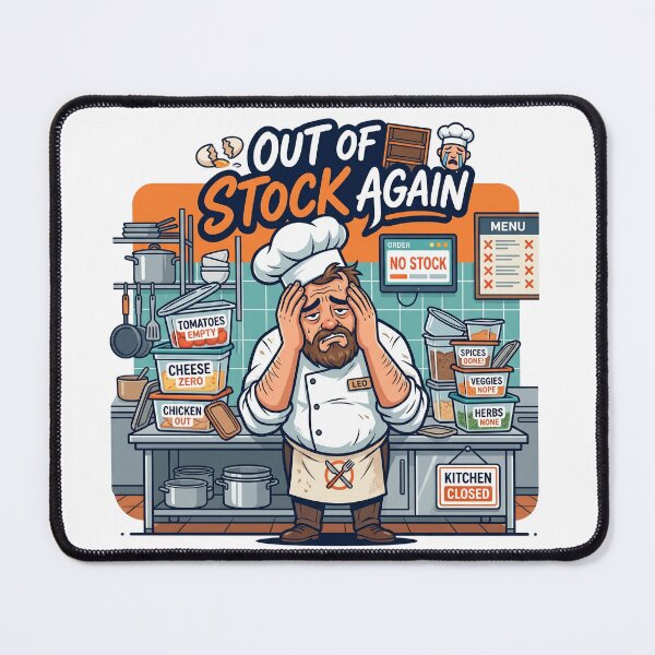 Item preview, Out Of Stock Again: Better Luck Next Time designed and sold by BrewChef.
