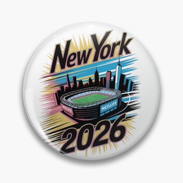 Item preview, New York 2026 MetLife Stadium Skyline T-Shirt V15 designed and sold by DarylWelsh2024.