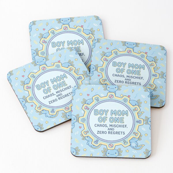 Item preview, Boy Mom of 1 Cute Axolotl Pattern  designed and sold by Itsheartshop.