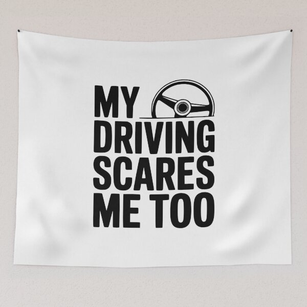 Item preview, My Driving Scares Me Too designed and sold by Frank Ring.