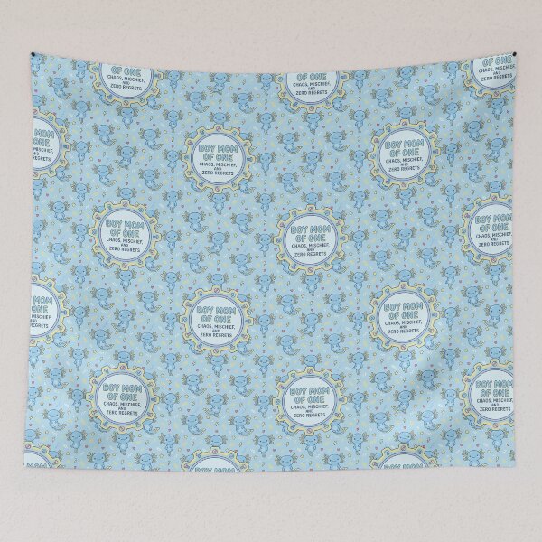 Item preview, Boy Mom of 1 Cute Axolotl Pattern  designed and sold by Itsheartshop.