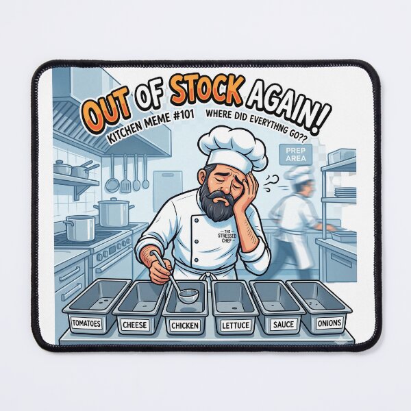Item preview, Out Of Stock Again designed and sold by BrewChef.