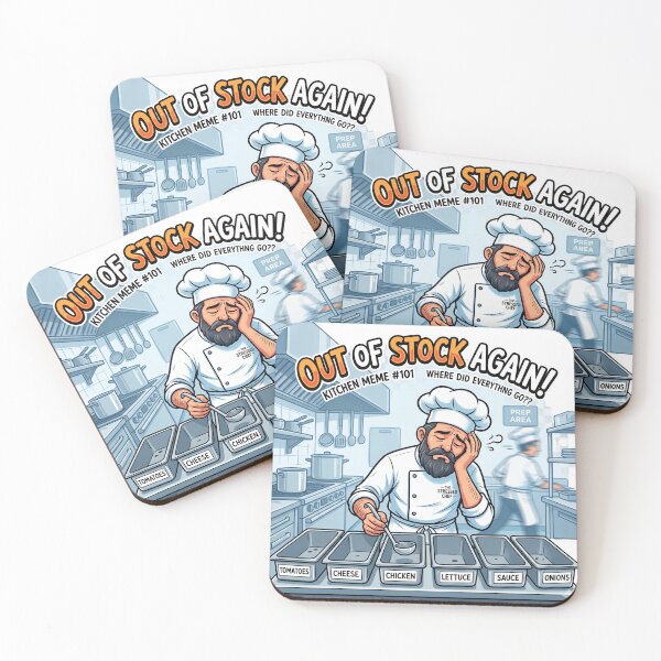 Item preview, Out Of Stock Again designed and sold by BrewChef.