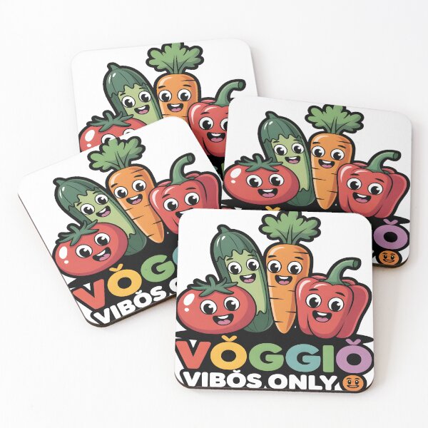 Item preview, Veggie Vibes Only ? Cute Rainbow Vegetable Squad Cartoon Design designed and sold by RBToper.