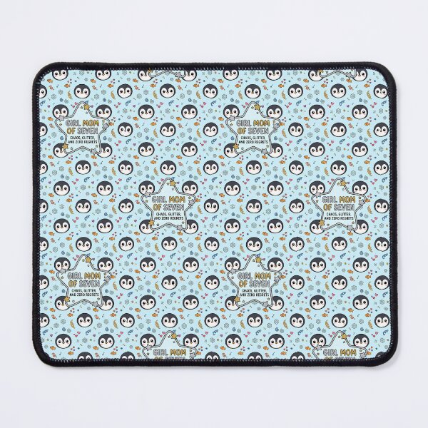 Item preview, Girl Mom of 7 Cute Penguin Pattern designed and sold by Itsheartshop.