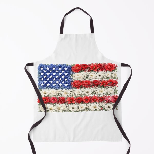Item preview, Floral American Flag Watercolor designed and sold by PetalGarden.