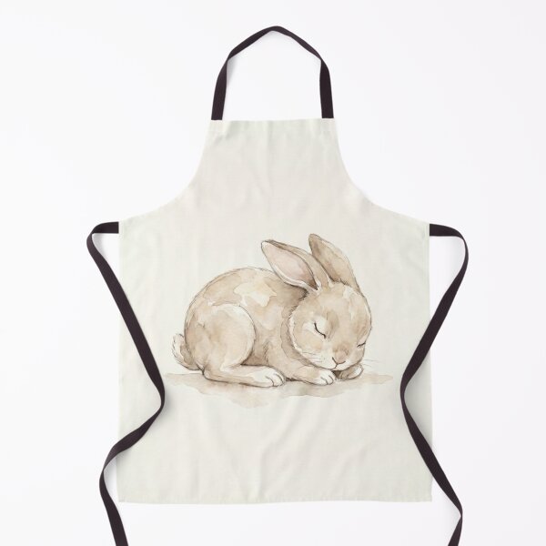 Item preview, Cute Sleeping Baby Bunny Watercolor Illustration designed and sold by drhett09.
