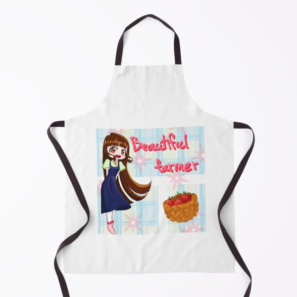 Item preview, Beautiful Farmer Anime Girl Cute Illustration designed and sold by Reemartglow-.