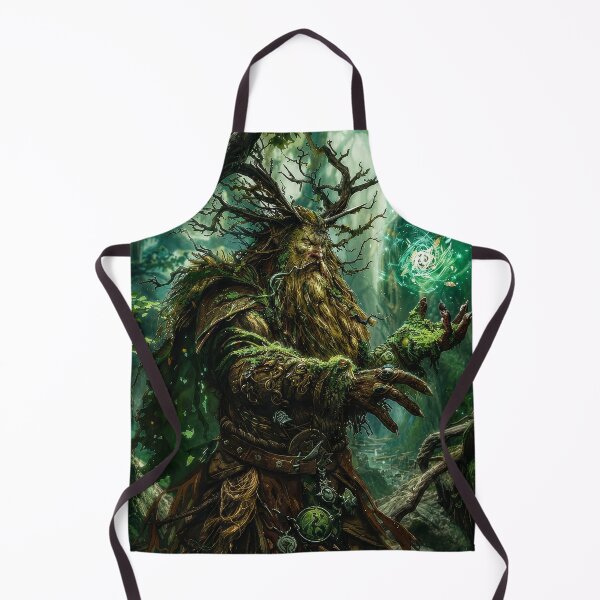 Item preview, Ancient Forest Druid Guardian | Mystical Nature Mage Fantasy Art designed and sold by DrakariArt.