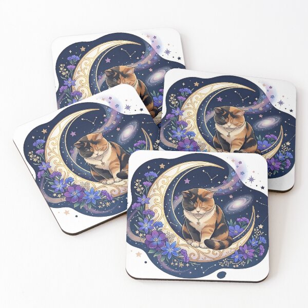 Item preview, The Gardener: Calico British Shorthair designed and sold by LunaCatLab.
