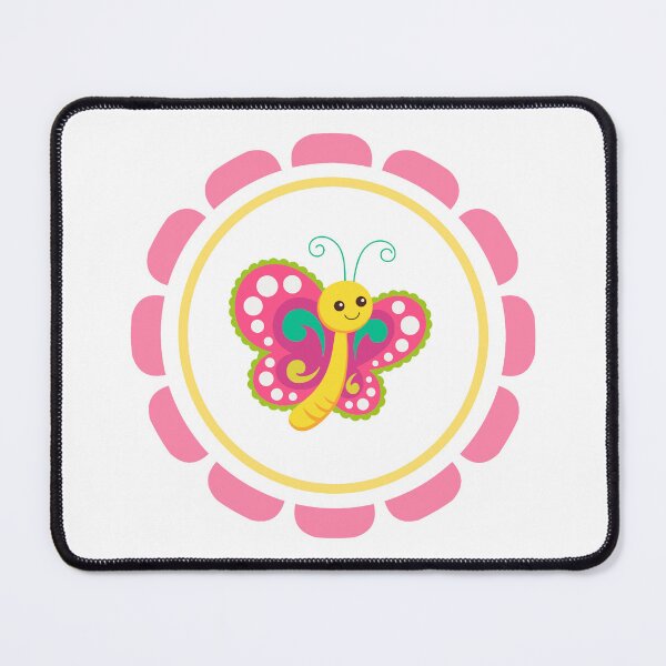 Item preview, Cute Kawaii Butterfly Flower Sticker Transparent Background designed and sold by NadDot.