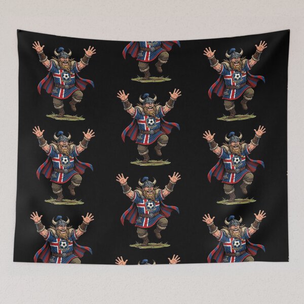 Item preview, Viking Soccer Fan Celebrating — Funny World Cup 2026 designed and sold by David Mateo ArtWorks.