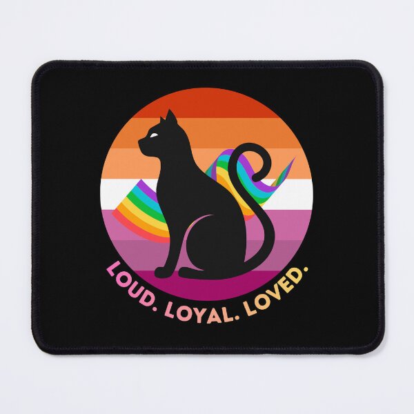 Item preview, Cat Pride LGBTQ Cat Loud Loyal Loved Rainbow Kitten Pride designed and sold by Im-Ara.