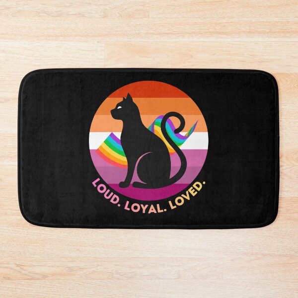 Item preview,  Cat Pride LGBTQ Cat Loud Loyal Loved Rainbow Kitten Pride designed and sold by Im-Ara.