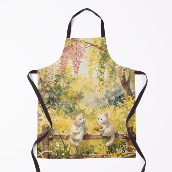Item preview, Two Cute Kittens Under Lilac Flowers designed and sold by M-Y-A-R-T-.