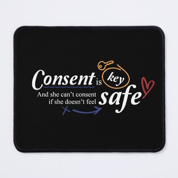 Item preview, Consent is key - Off Campus - Colored with white text designed and sold by sosodesj.