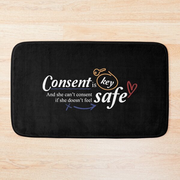 Item preview, Consent is key - Off Campus - Colored with white text designed and sold by sosodesj.