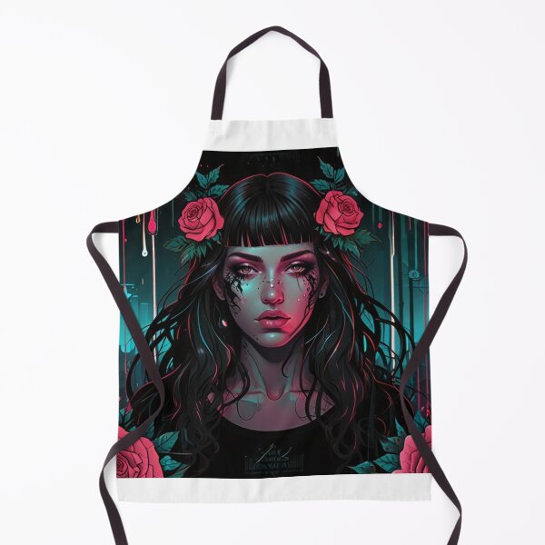 Item preview, High Contrast Solarpunk Witch Garden Glowing | Cyberpunk Anime Poster designed and sold by Joy-boy-op.