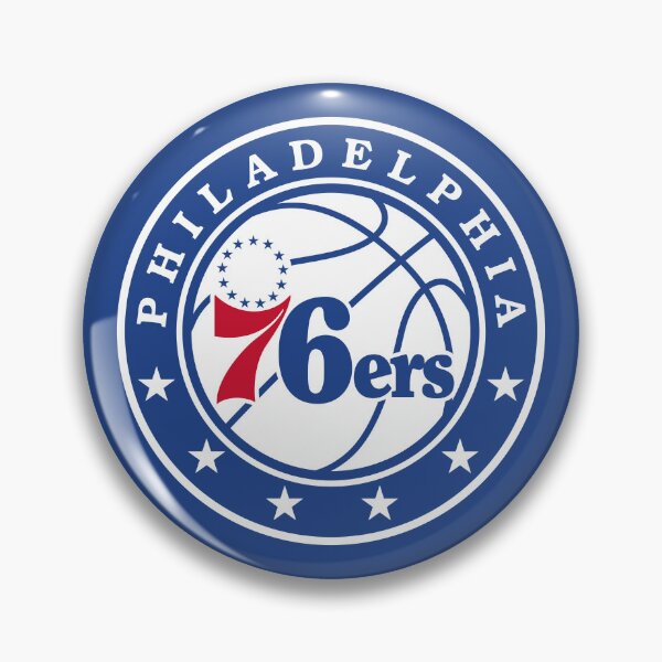 Item preview, Philadelphia 76ers Vintage Basketball Emblem Circle Logo designed and sold by UI Expert.