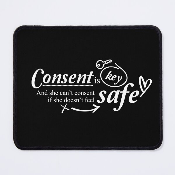 Item preview, Consent is key - Off Campus - White designed and sold by sosodesj.